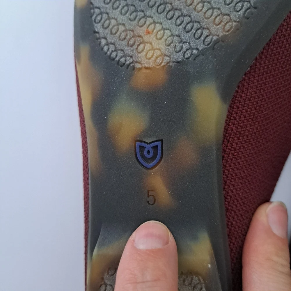 Rothy's The Loafer Mule Auburn Syrah 5 NWOT - Picture 13 of 14
